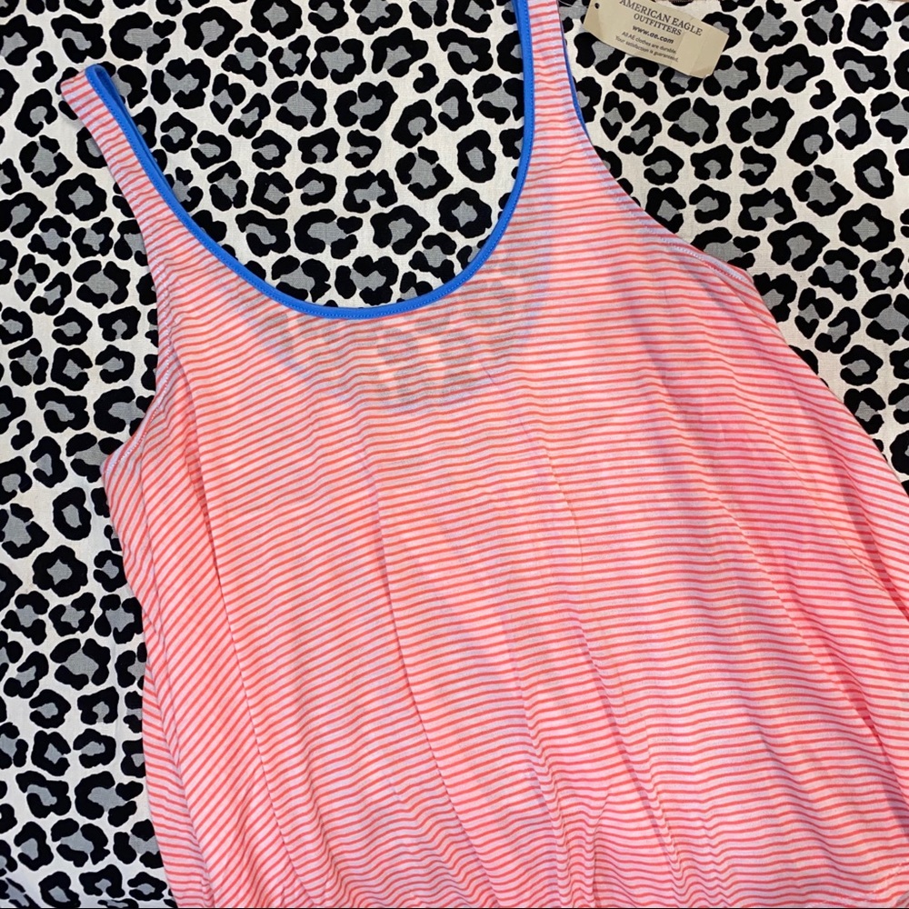 NWT American Eagle Striped Flowy Tank Top